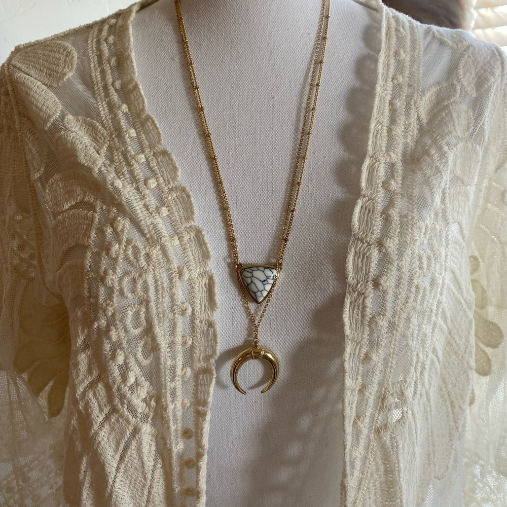 Lace duster necklace combo!